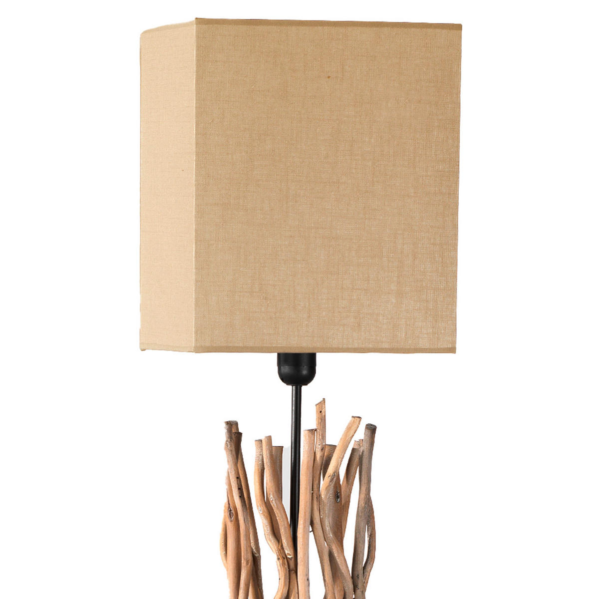 STEHLEUCHTE 35/175 cm    - Hellbraun, Natur, Holz/Textil (35/175cm)