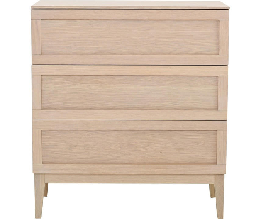 BYRÅ 80/89/42 cm  - ek Bianco, Design, trämaterial/trä (80/89/42cm) - Best Price
