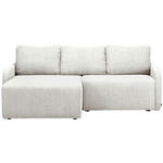 ECKSOFA  in Cord Naturfarben  - Schwarz/Naturfarben, KONVENTIONELL, Kunststoff/Textil (217/146cm) - Carryhome