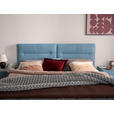 BOXSPRINGBETT 200/220 cm  in Pastellblau  - Pastellblau/Schwarz, KONVENTIONELL, Textil/Metall (200/220cm) - Esposa