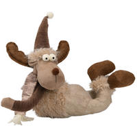 DEKORENTIER  - Beige/Braun, LIFESTYLE, Textil (40/14/35,5cm) - X-Mas