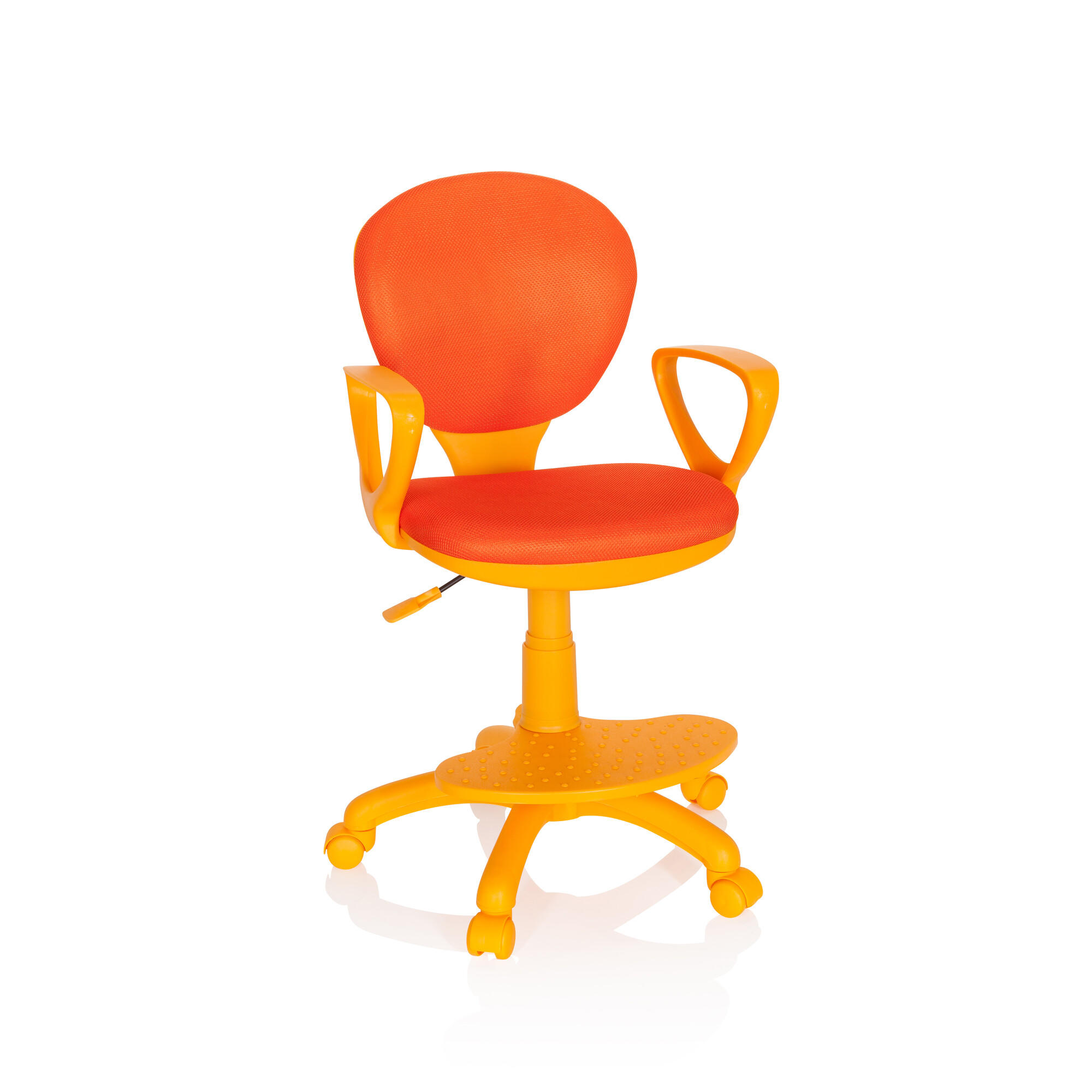 SNURRSTOL FÖR UNGDOMAR  i orange  - orange, Basics, plast (53/83-95/51cm) - MID.YOU