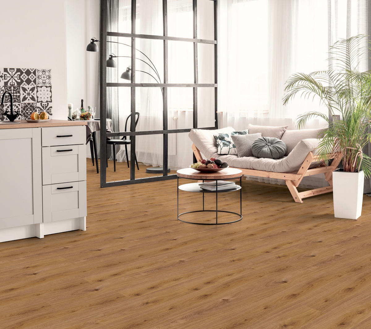LAMINATBODEN Exquisit  - Eichefarben, KONVENTIONELL, Holz (138.0/19.3/0.8cm)
