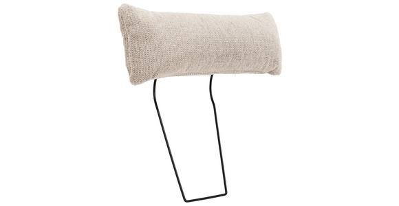 KOPFSTÜTZE - Creme, Design, Textil (61/20/11cm) - Carryhome