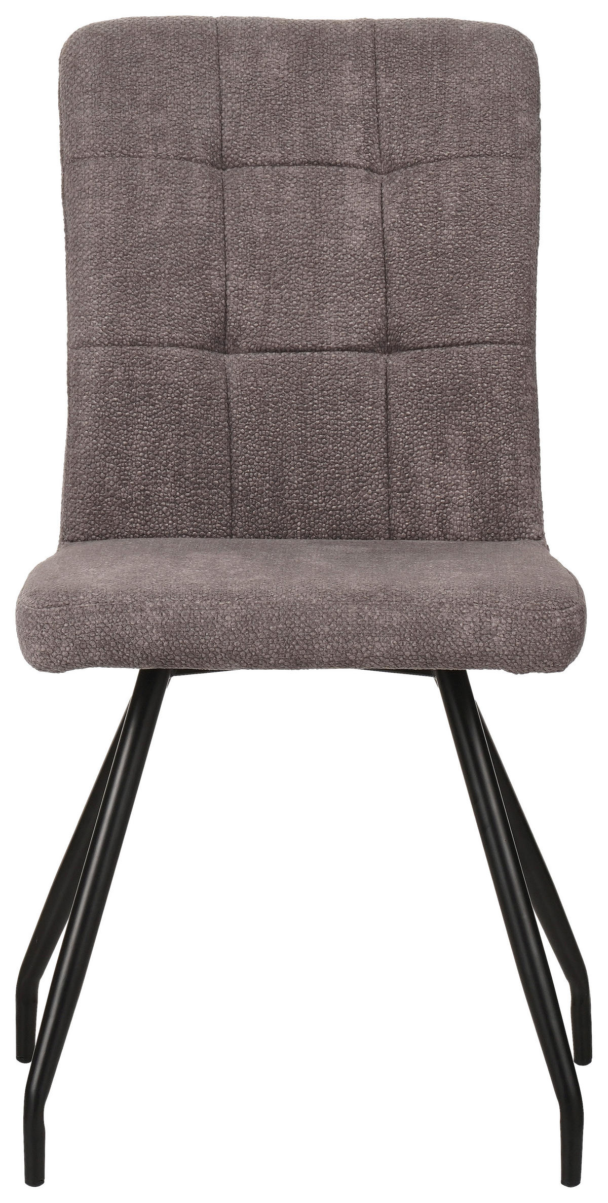 STUHL Mikrofaser Braun  - Schwarz/Braun, Design, Textil/Metall (44/88/59cm) - Boxxx