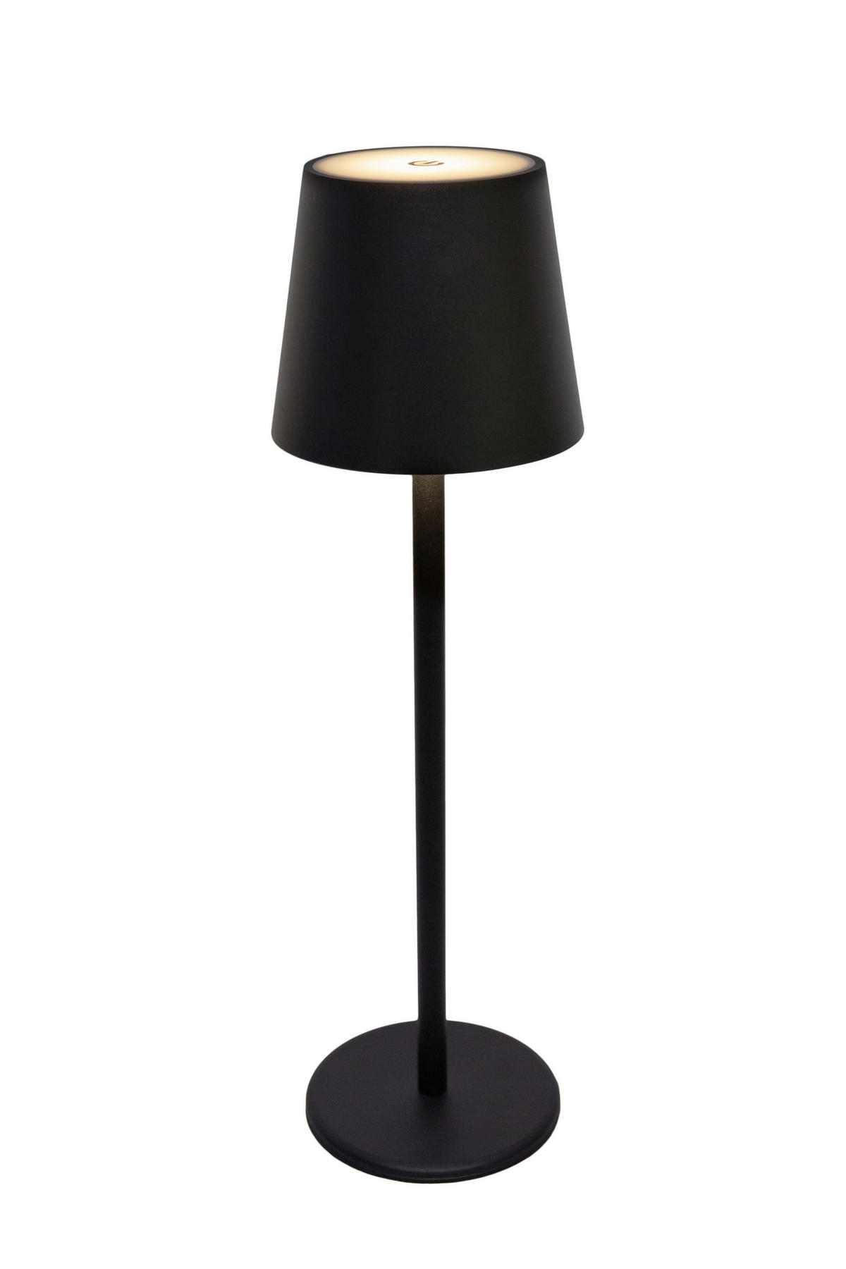 STOLNÍ LAMPA NA BATERIE 11,5/36 cm - černá, Design, kov/plast (11,5/36cm) - Novel