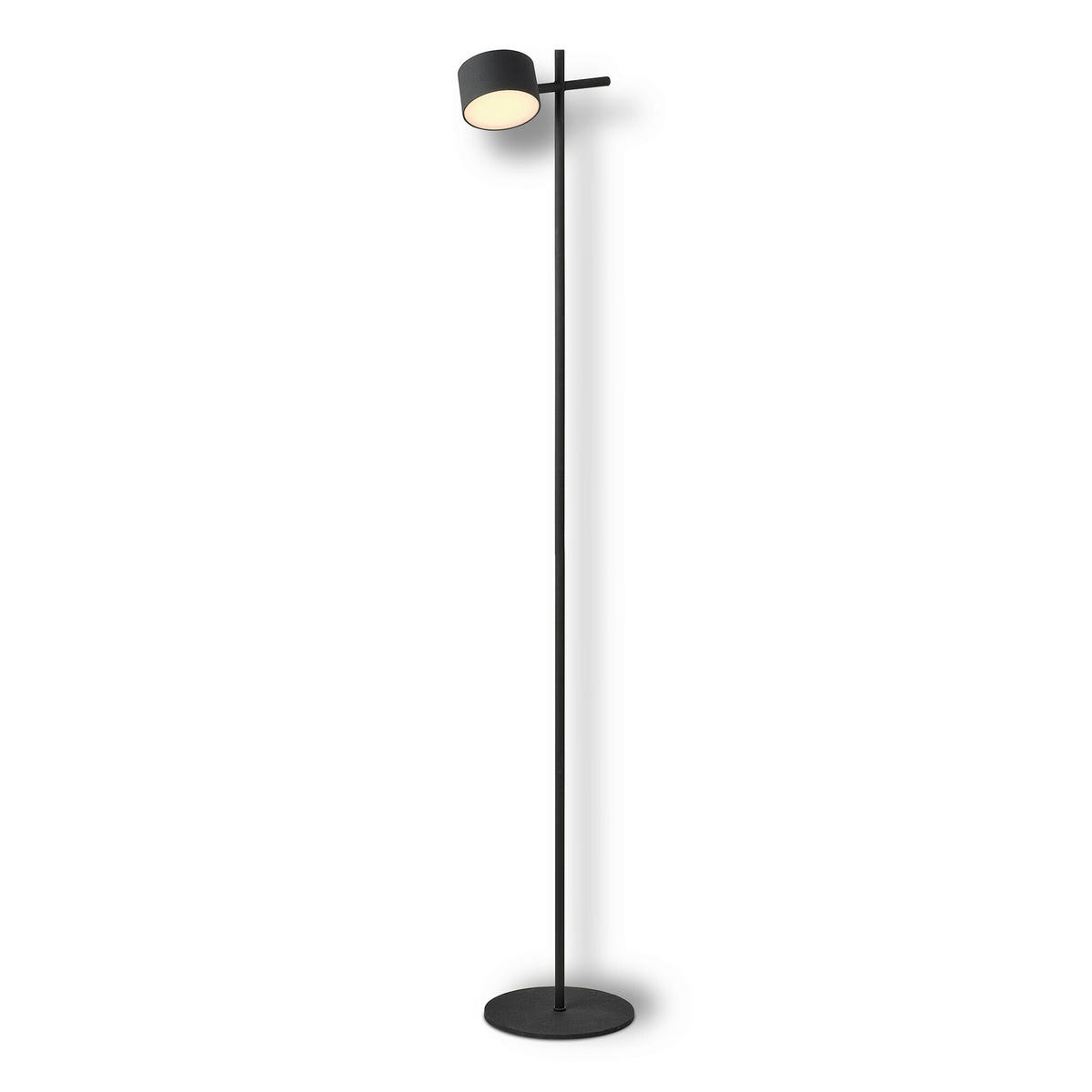LED-STEHLEUCHTE 20/24,5/130,5 cm    - Schwarz, Basics, Kunststoff/Metall (20/24,5/130,5cm) - Osram