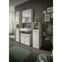 BADEZIMMER 4-teilig 120 cm  - Kaschmir/Schwarz, Trend, Glas/Holzwerkstoff (120cm) - MID.YOU