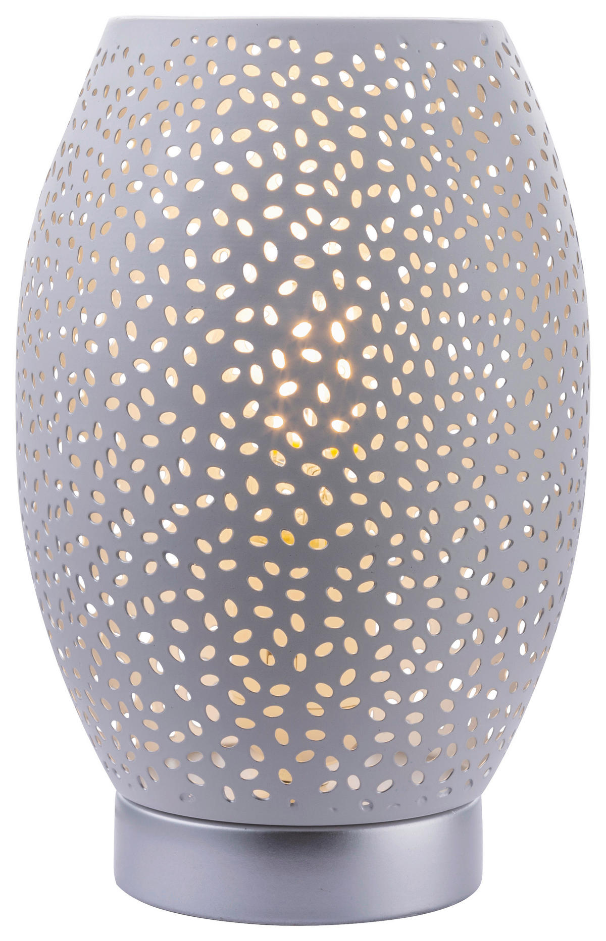 NAMIZNA SVETILKA  Narri      15/23 cm       - srebrne barve/bela, Basics, kovina (15/23cm) - Globo