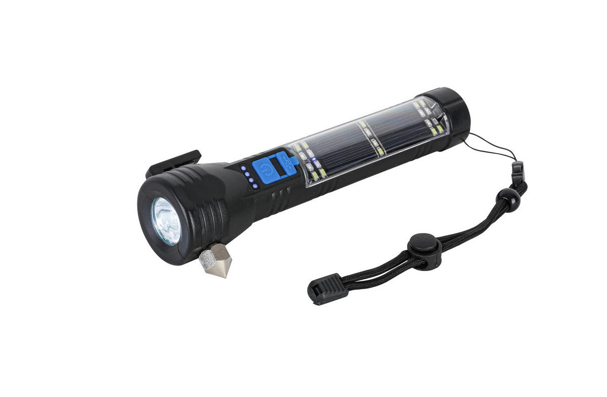 ELEMLÁMPA - fekete/áttetsző, Basics, műanyag/fém (20/3,2/4,5cm) - Boxxx