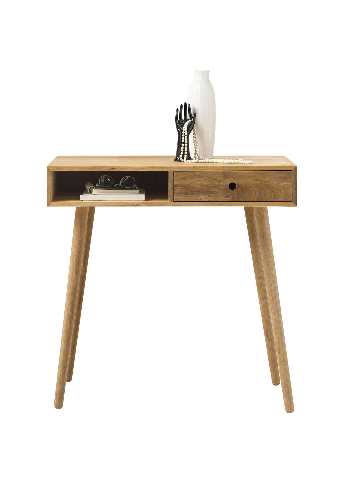 KONSOLENTISCH in Holz   80/80/35 cm  - Naturfarben, Natur, Holz (80/80/35cm) - MID.YOU