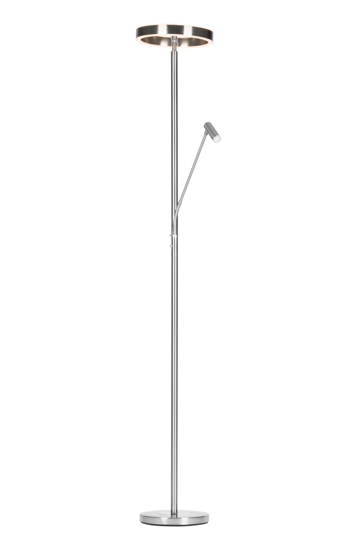 LED-DECKENFLUTER 28/180 cm    - Silberfarben/Weiß, Design, Kunststoff/Metall (28/180cm) - Novel