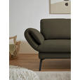 ECKSOFA  in Flachgewebe Dunkelgrün  255-365/175-224 cm  - Dunkelgrün/Schwarz, Design, Textil/Metall (255-365/175-224cm) - Dieter Knoll