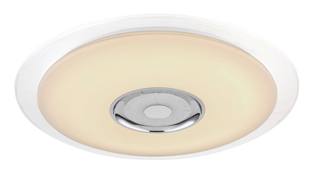 LED-DECKENLEUCHTE  Smart 60/6,1 cm   - Klar/Opal, Basics, Kunststoff/Metall (60/6,1cm) - Novel