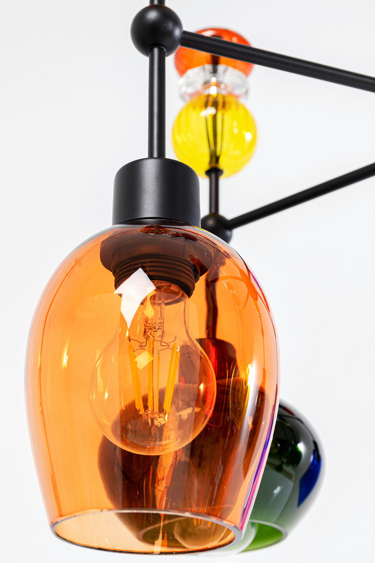HÄNGELEUCHTE Mazzo Sei 61/88/61 cm   - LIFESTYLE, Glas/Metall (61/88/61cm) - Kare-Design