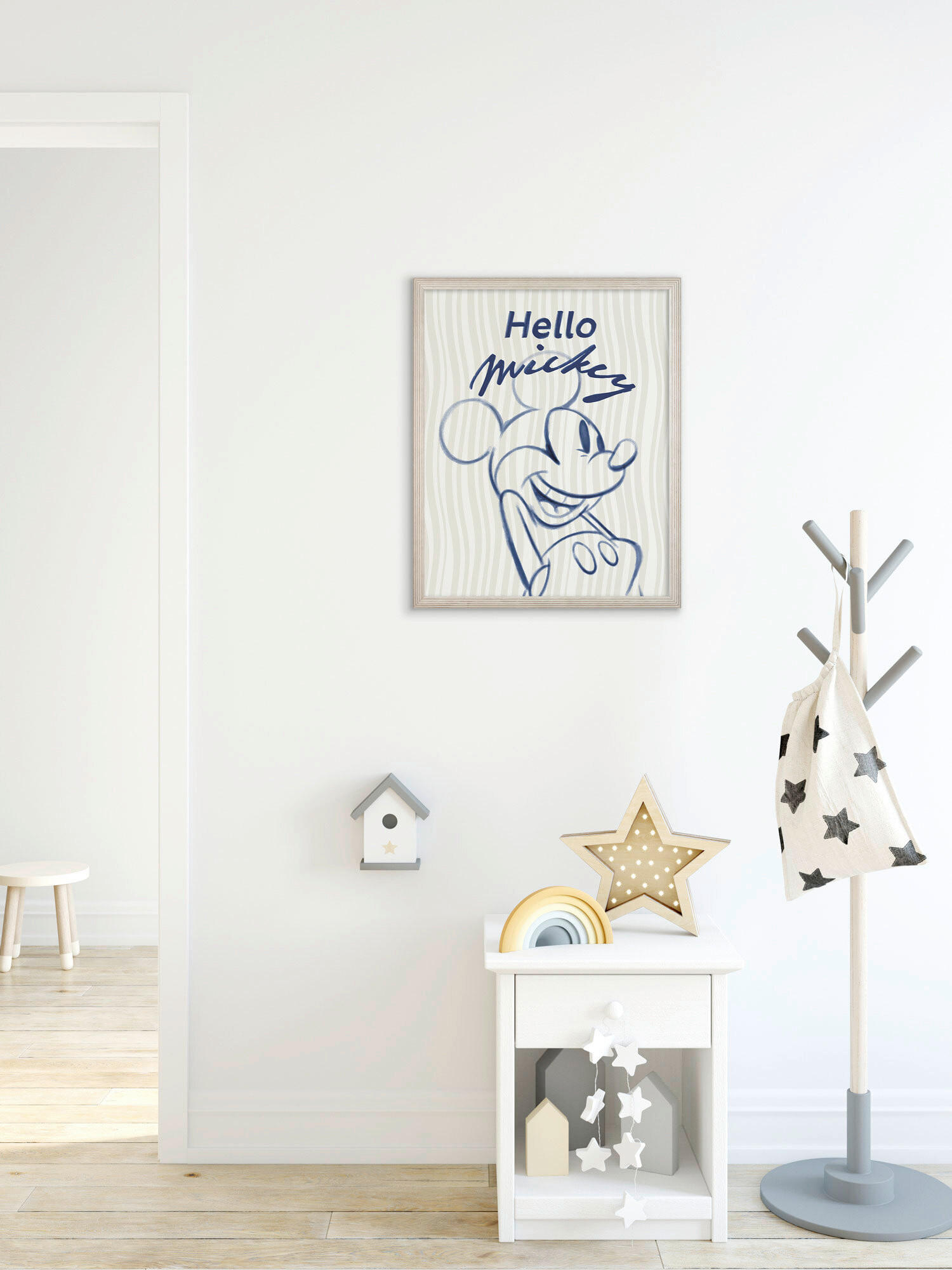 KINDERBILD - Blau/Alabasterfarben, Basics, Papier (40/50cm) - Disney