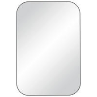 ZIDNO OGLEDALO  58,5/87,5/2,5 cm     - crna, Dizajnerski, staklo/metal (58,5/87,5/2,5cm) - Xora