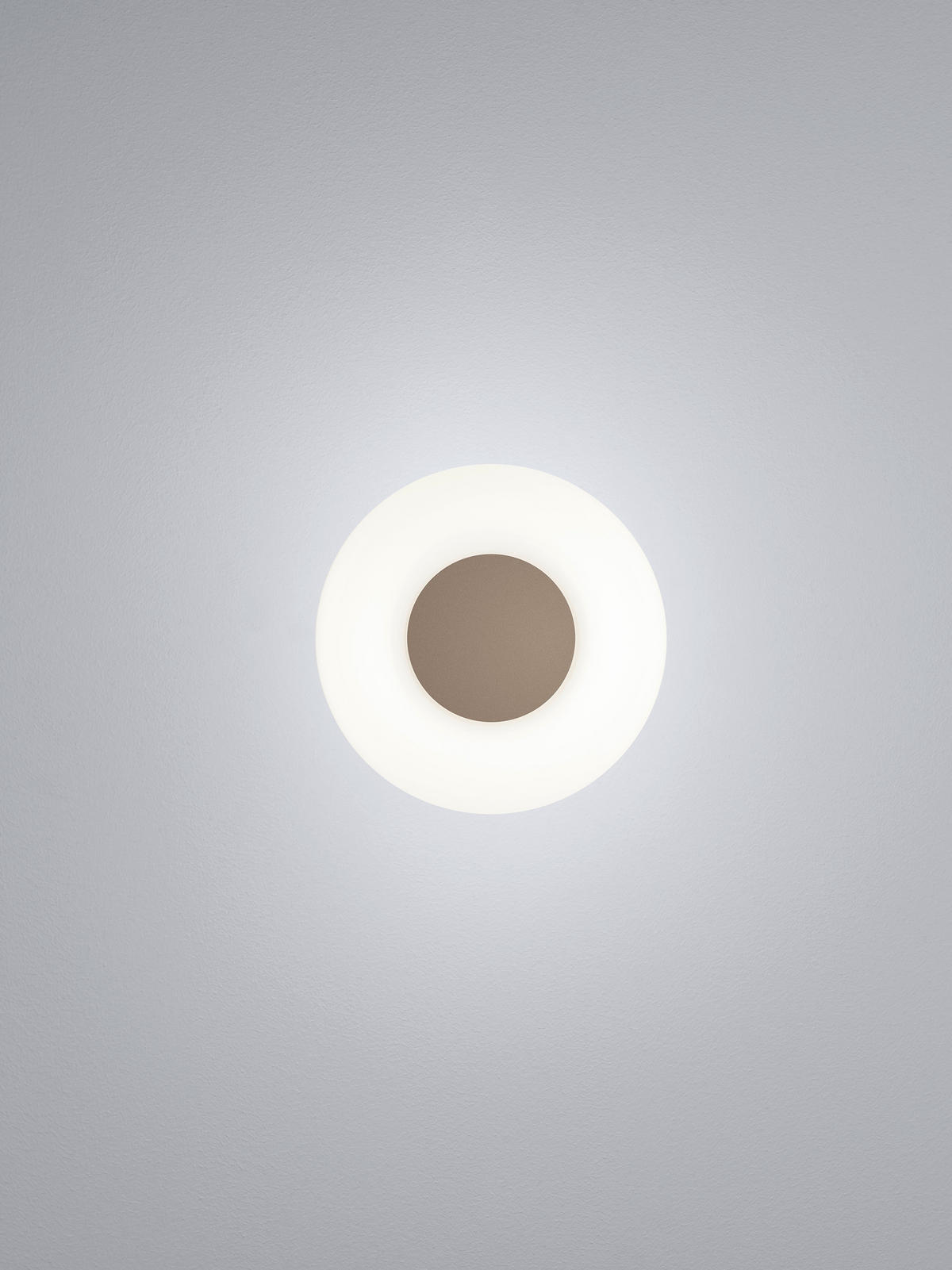 LED-WANDLEUCHTE Sapo 20/14.5 cm   - Cappuccino, Design, Glas/Metall (20/14.5cm) - Helestra