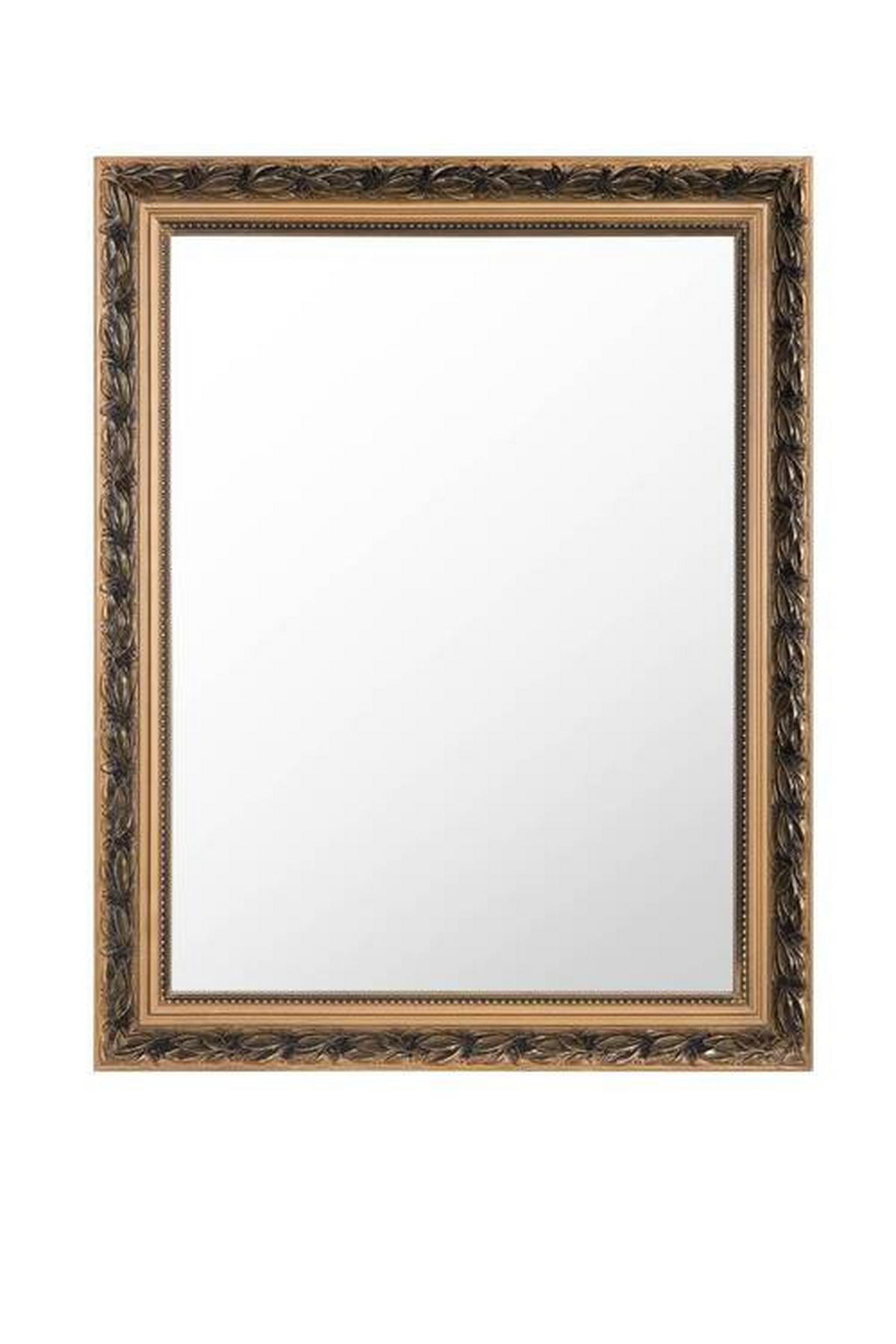 WANDSPIEGEL 55/70/3 cm  - Goldfarben, Lifestyle, Glas/Holz (55/70/3cm) - Carryhome