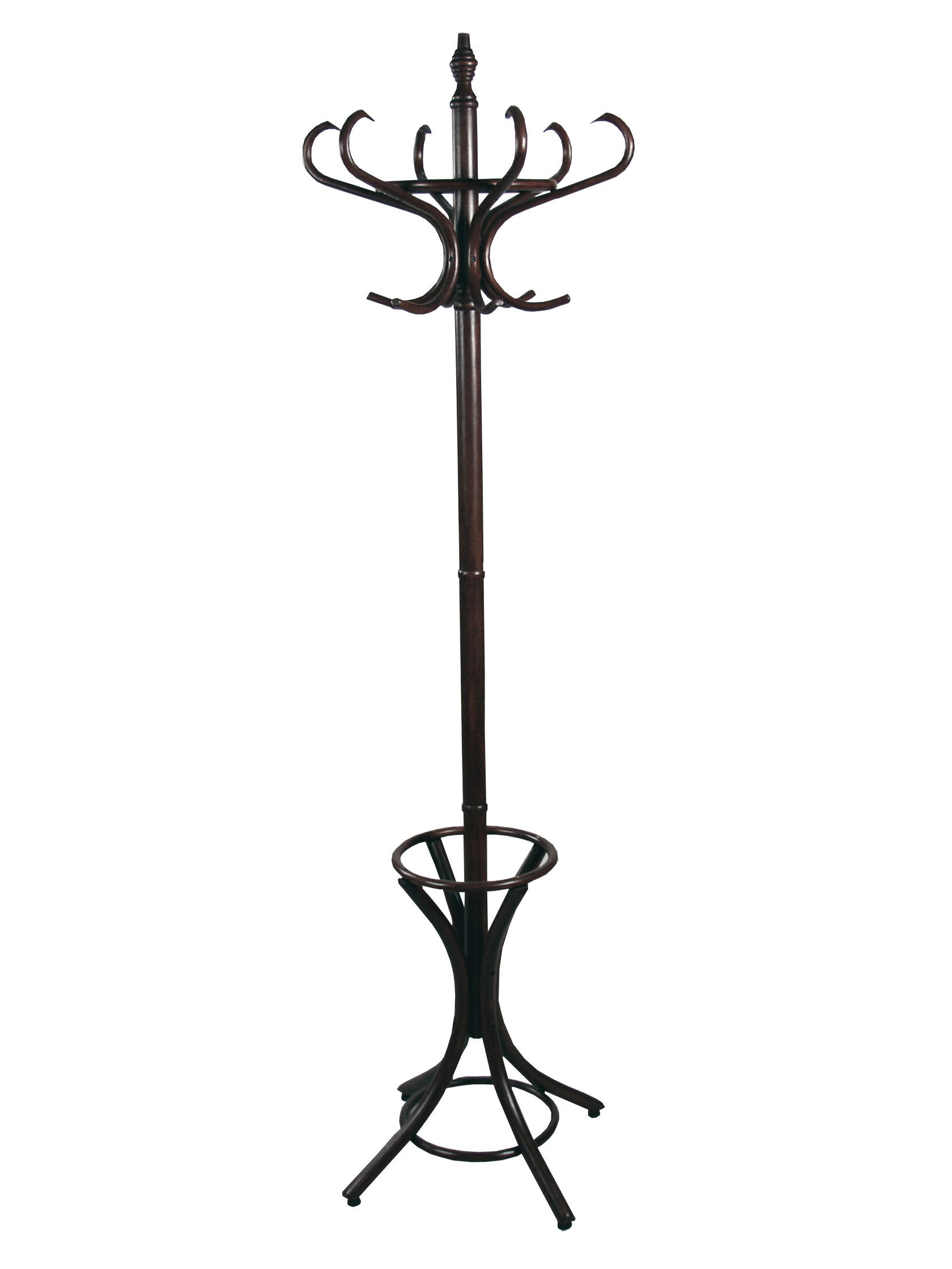 GARDEROBENSTÄNDER in Braun   - Braun, Design, Holz (53/53/184cm) - MID.YOU
