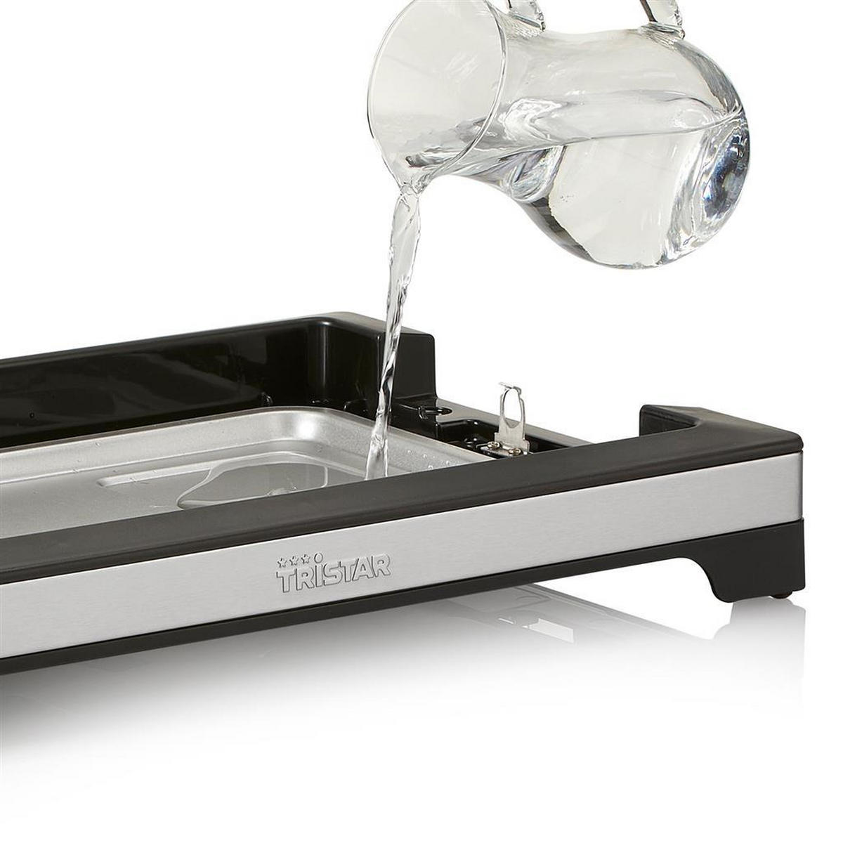 GRILLPLATTE TRISTAR BP-2780  - Schwarz/Alufarben, KONVENTIONELL, Kunststoff/Metall (44,8/32,5/8,5cm) - Atrigo