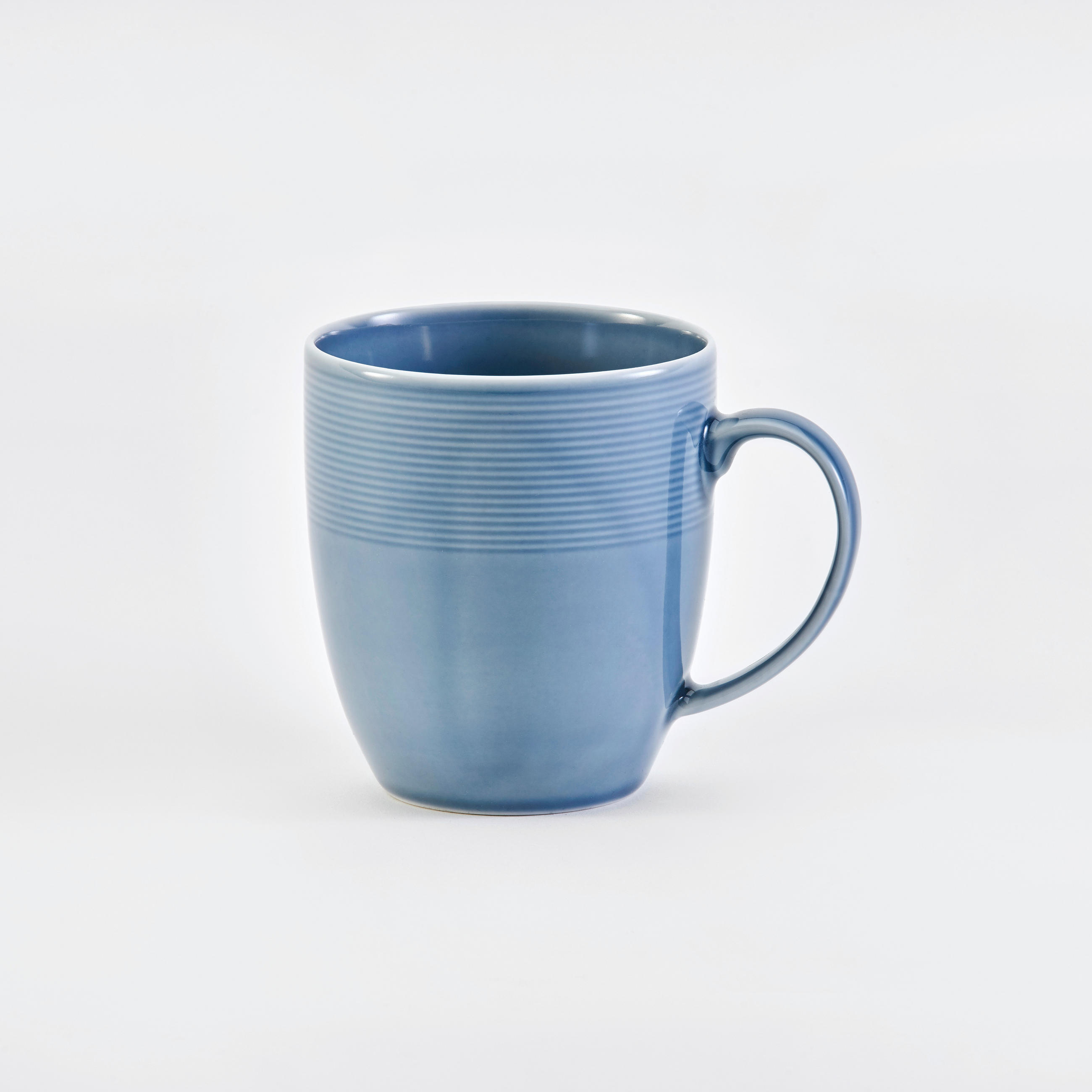 KAFFEEBECHERSET Jive   6-teilig  - Blau, Basics, Keramik (0,4l) - Van Well