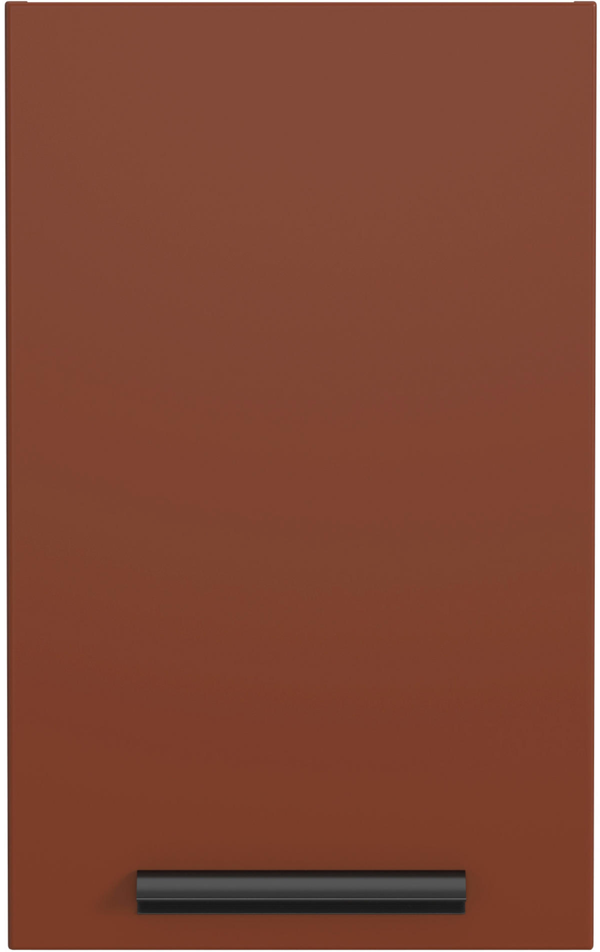 HÄNGESCHRANK 40/64/20 cm  - Rot/Schwarz, KONVENTIONELL, Holzwerkstoff/Metall (40/64/20cm) - Xora
