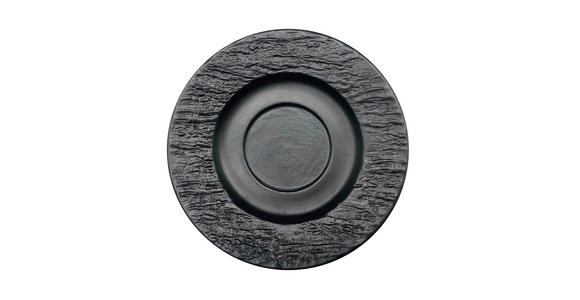 UNTERTASSE Black Rock  14,2 cm   - Schwarz, Design, Keramik (14,2cm) - Novel