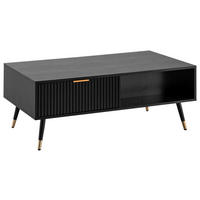 Măsuță De Cafea din material pe bază de lemn, 110/60/43 cm - arămiu/auriu, Design, metal/material pe bază de lemn (110/60/43cm) - MID.YOU