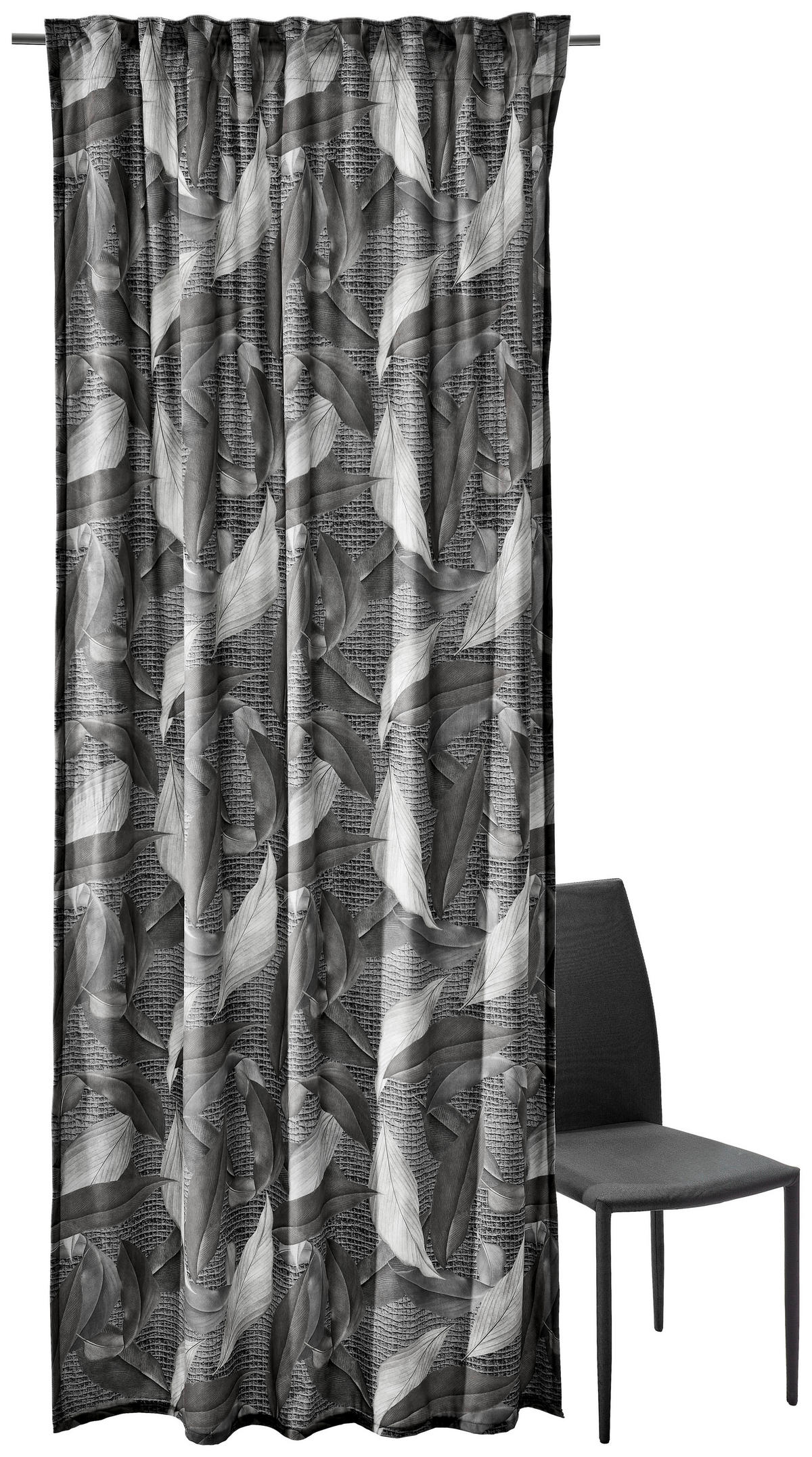 FERTIGVORHANG   135/245 cm   - Anthrazit, Design, Textil (135/245cm) - Esposa