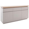 SIDEBOARD  156/81/40 cm 3 Schublade(n)  - Kaschmir/Eichefarben, Design, Holzwerkstoff (156/81/40cm) - Livetastic