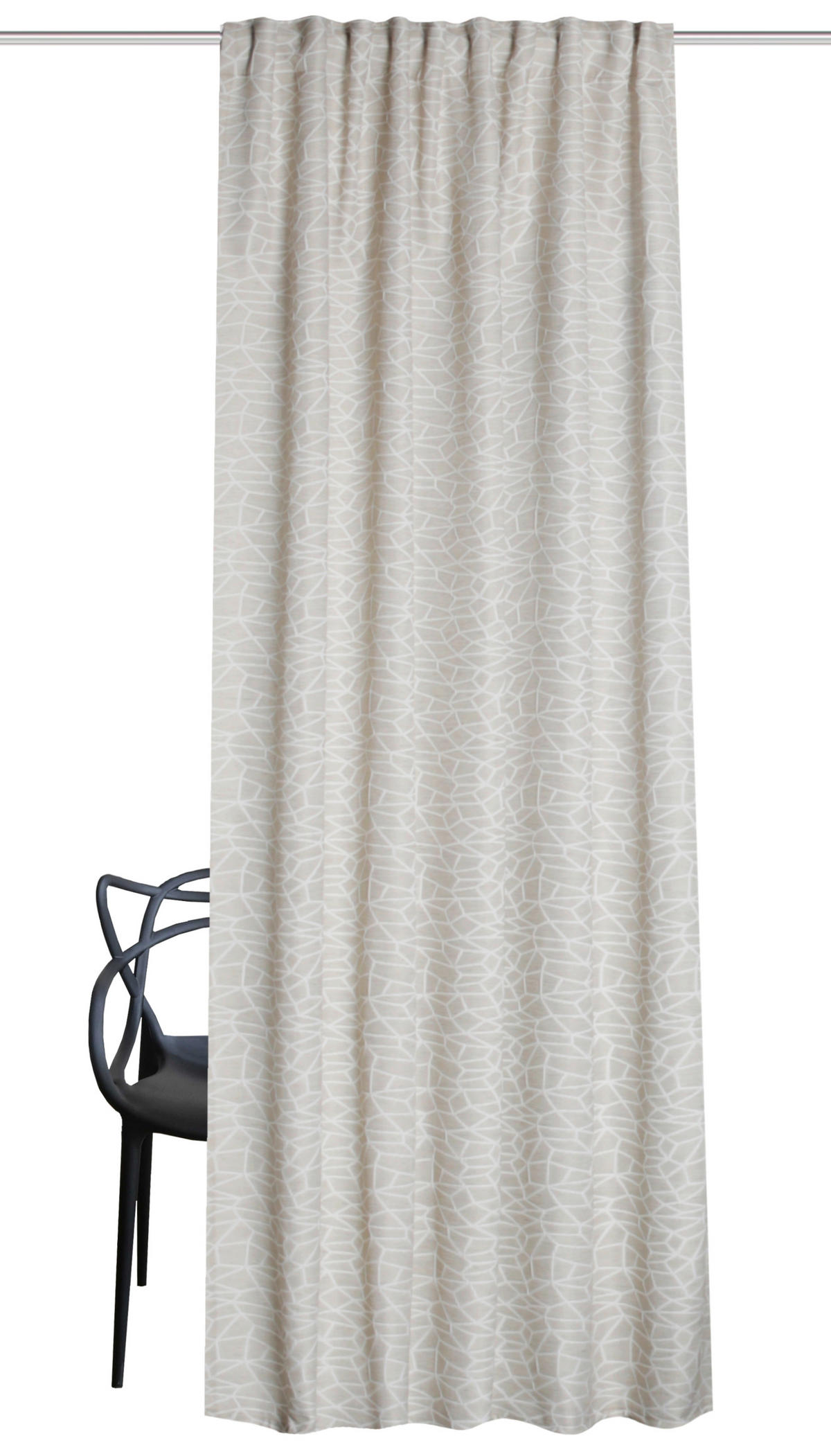 FERTIGVORHANG  blickdicht   140/245 cm  - Beige, Basics, Textil (140/245cm)