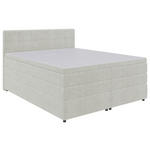 BOXSPRINGBETT 160/200 cm  in Creme  - Creme/Schwarz, KONVENTIONELL, Kunststoff/Textil (160/200cm) - Carryhome