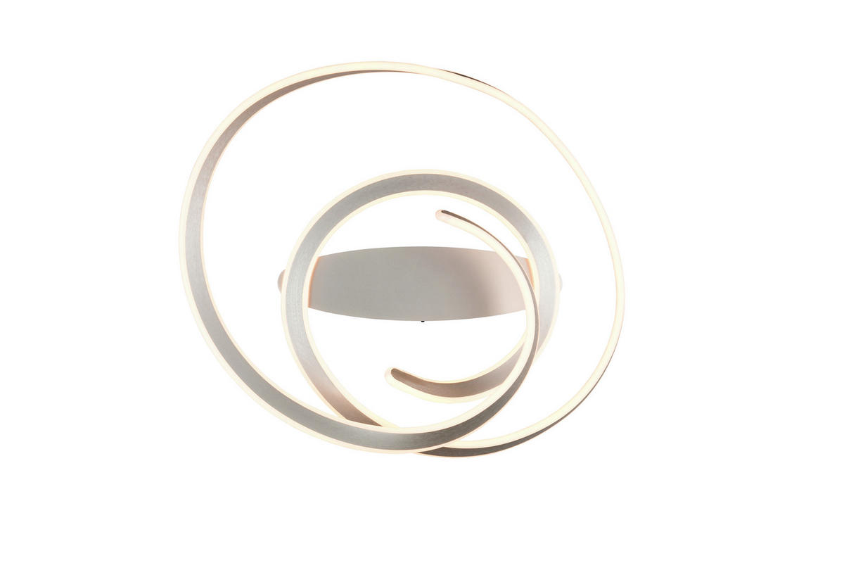 LED-DECKENLEUCHTE Arlington  - Nickelfarben, Design, Metall (80/22/60cm)