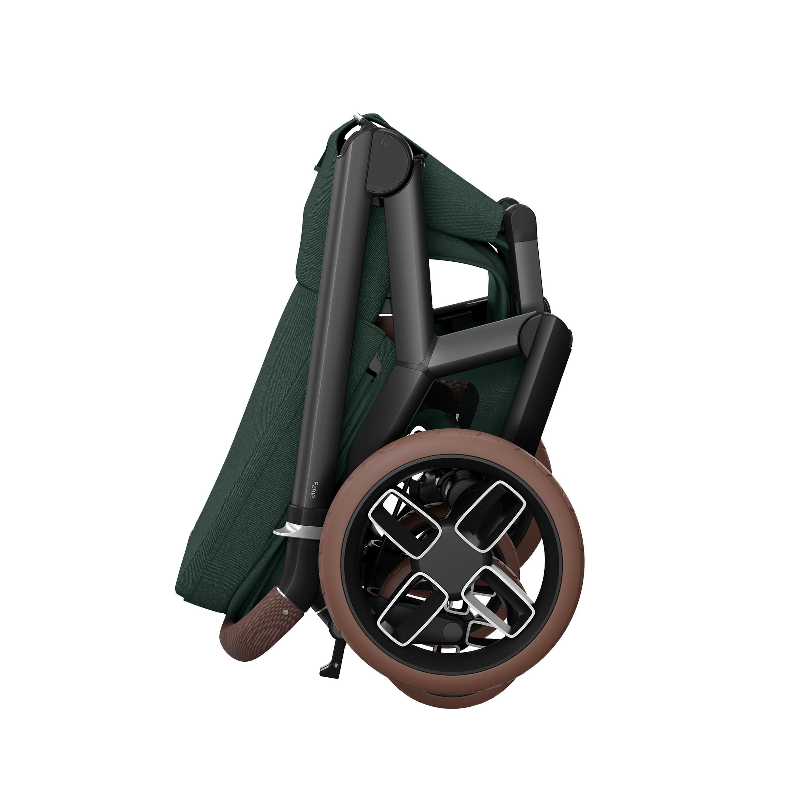 KINDERWAGEN Fame  - Dunkelgrün/Graphitfarben, Basics, Kunststoff/Textil (61.5/110/95,5cm) - Maxi-Cosi