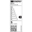 LED-LEUCHTMITTEL   E27 4,9 W  - Bernsteinfarben, LIFESTYLE, Glas/Metall (6/10,5cm) - Boxxx