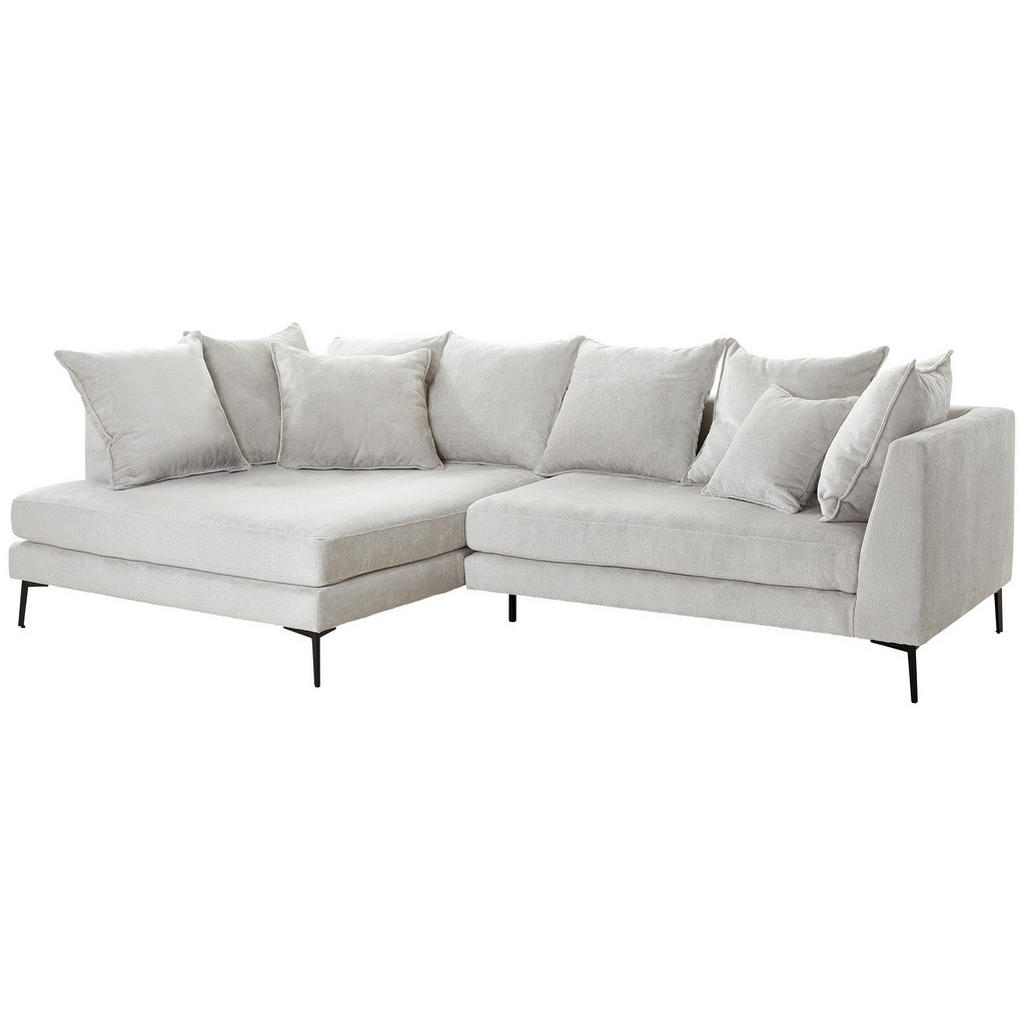 Thumbnail - Stylife Ecksofa, Beige, Textil, 3-Sitzer, Füllung: Schaumstoff, Ottomane links, L-Form, 289x170 cm, Rücken echt, Wohnzim...