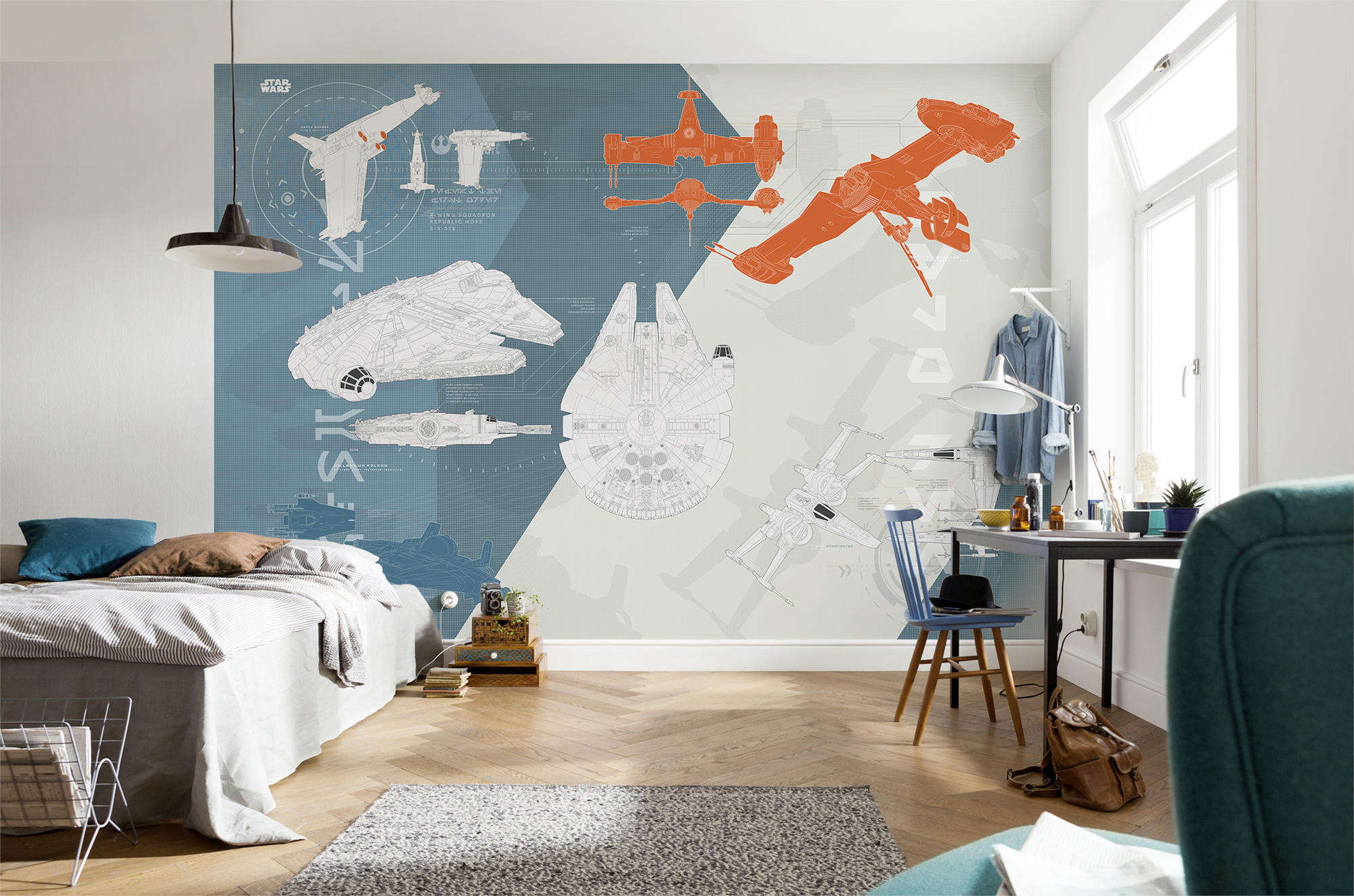 FOTOTAPETE Star Wars  - Design, Papier (368/254cm) - Komar