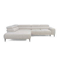 SOFFA i textil ecru  - svart/ecru, Design, metall/textil (304/77/108cm) - Stylife