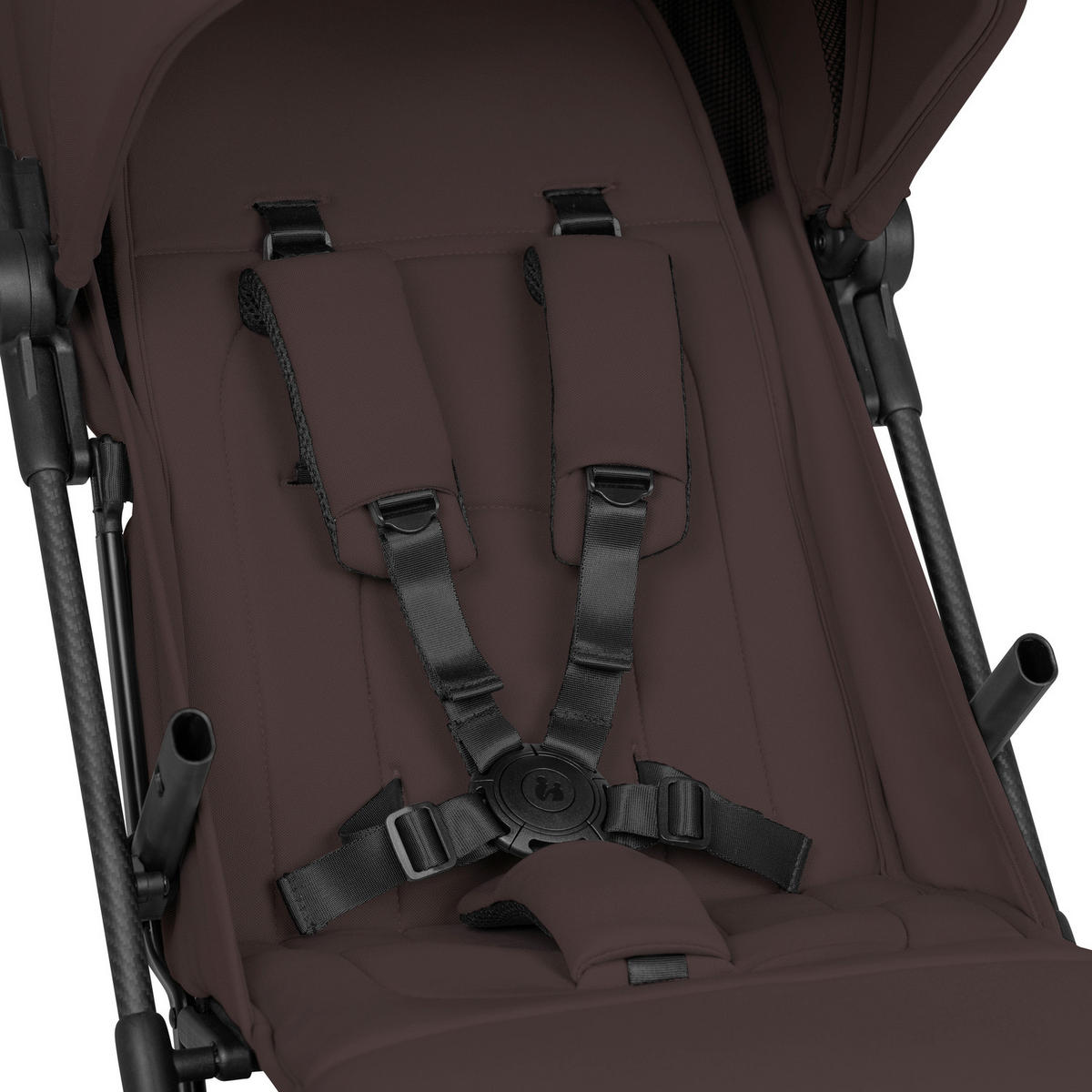 BUGGY Lite N Care  - Schwarz/Braun, Basics, Textil/Metall (89/43,5/100cm) - Hauck