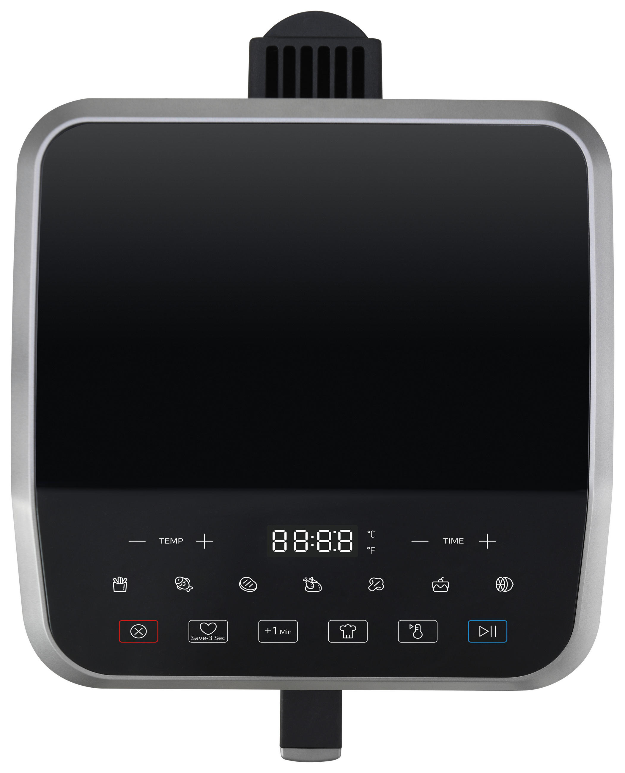 Thumbnail - Midea HEIßLUFTFRITTEUSE Airfryer Mad70000Adk, Schwarz, Silber, Kunststoff, 7 L, 38.7x34.3x27.1 cm, antihaftbeschichteter...