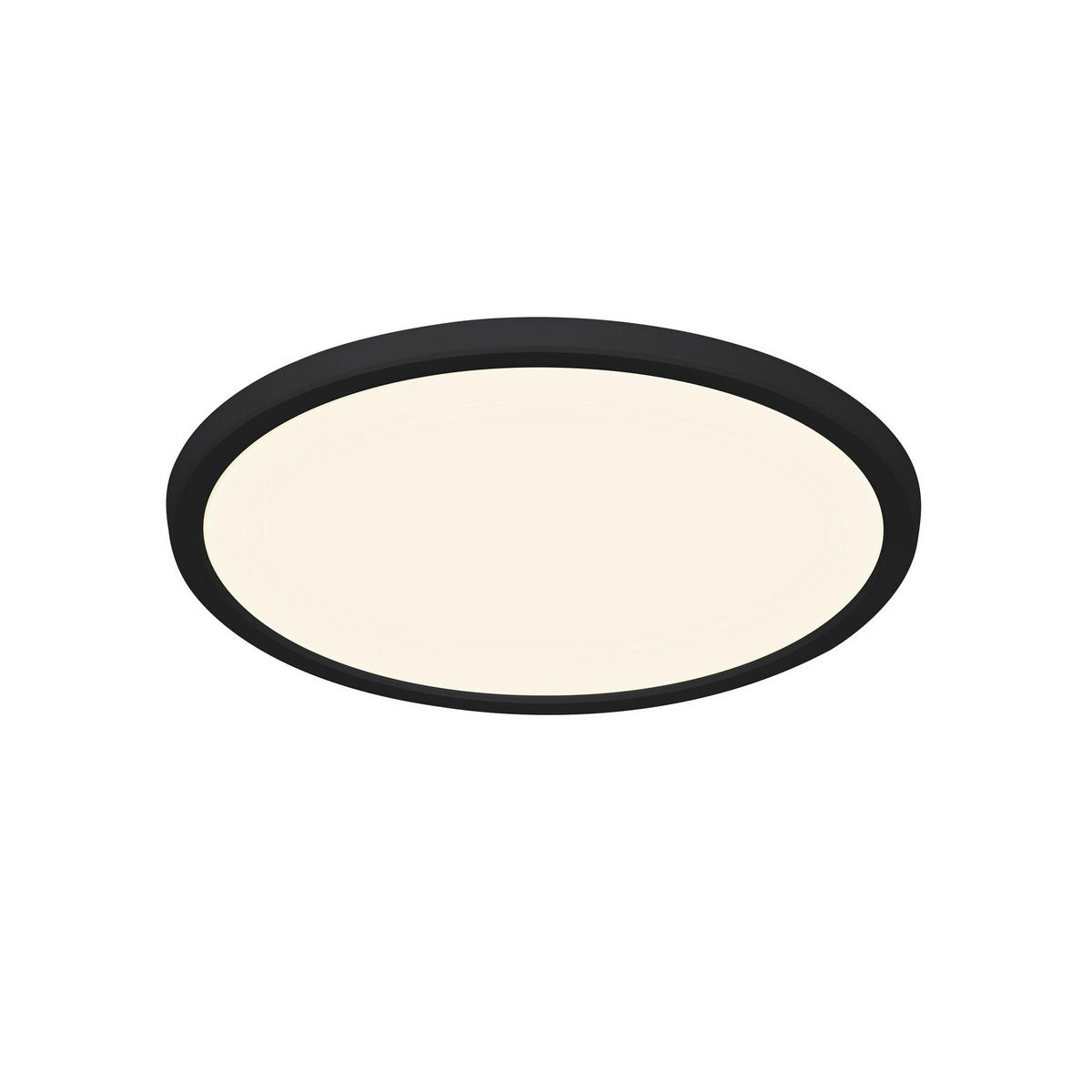 LED-DECKENLEUCHTE 29,4/2,3 cm   - Schwarz, Basics, Kunststoff (29,4/2,3cm) - Nordlux
