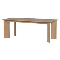 ESSTISCH 180/100/76 cm Echtholz  Holz rechteckig Eichefarben  - Eichefarben, MODERN, Holz (180/100/76cm) - Livetastic