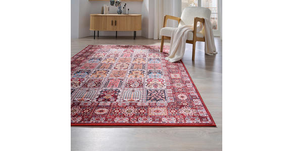 FLACHWEBETEPPICH 190/280 cm Rot  - Rot, LIFESTYLE, Textil (190/280cm) - Novel