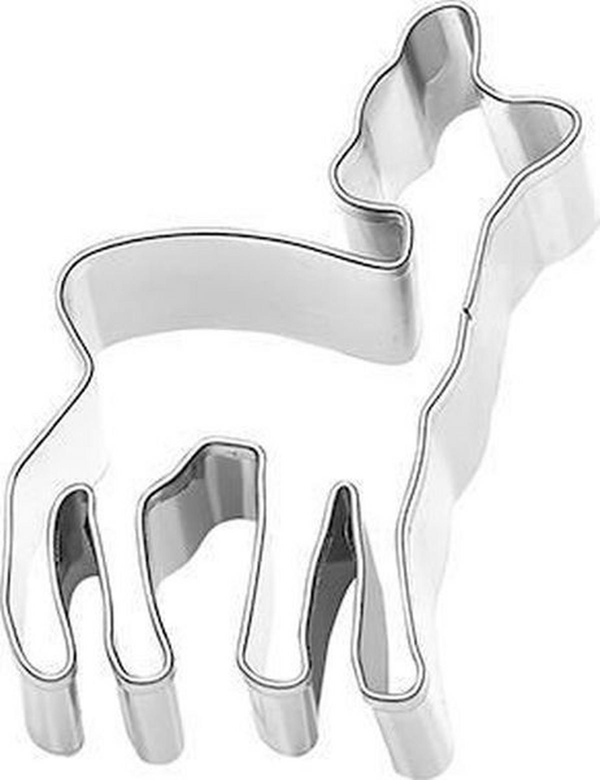 KEKSAUSSTECHFORM - Edelstahlfarben, Basics, Metall (6cm) - Birkmann