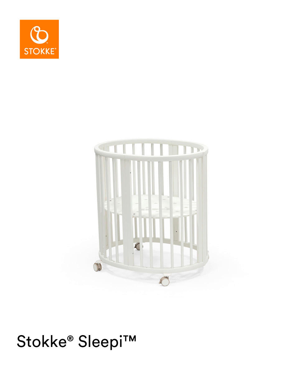 GITTERBETT  - Weiß, Basics, Holz (87/82/67cm) - Stokke