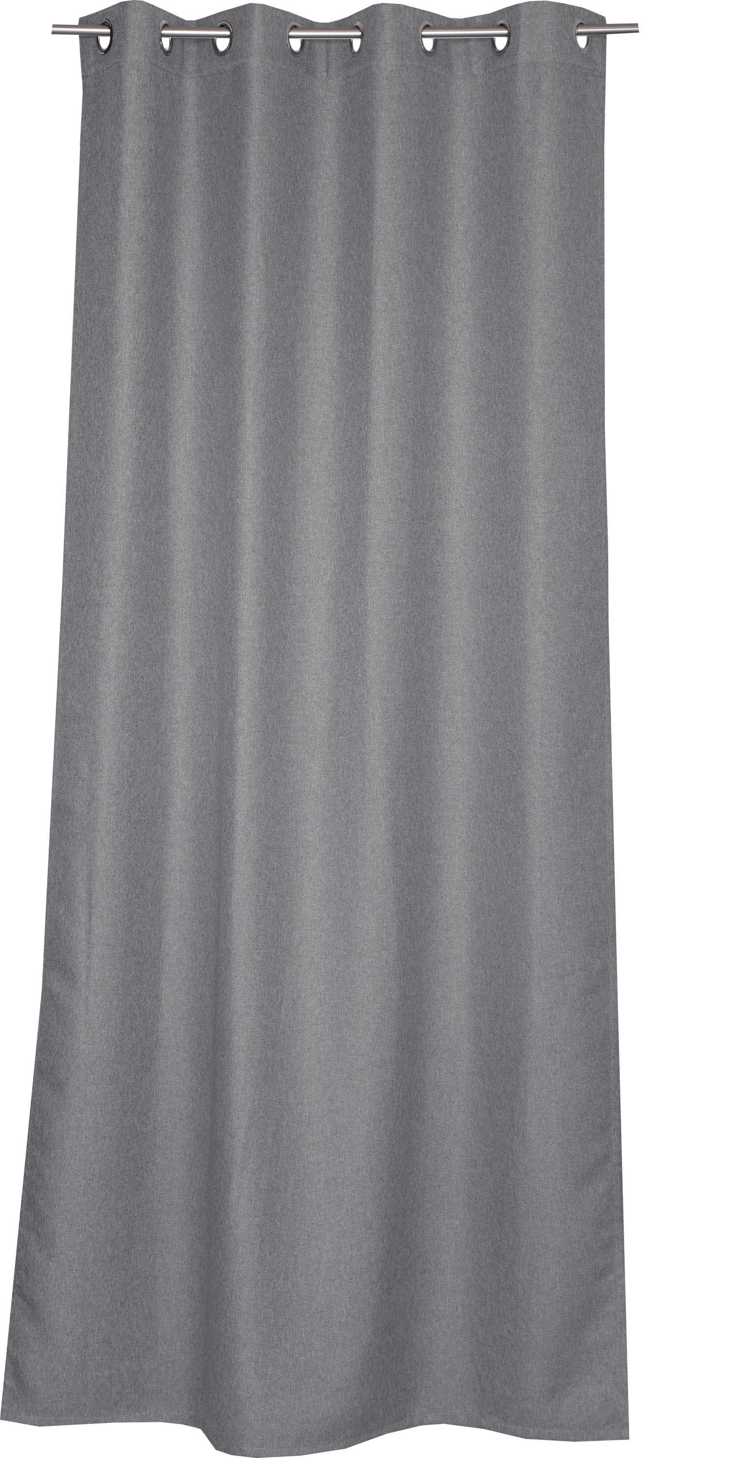 ÖSENSCHAL Opaco black-out (lichtundurchlässig) 140/250 cm   - Hellgrau, Basics, Textil (140/250cm) - Schöner Wohnen