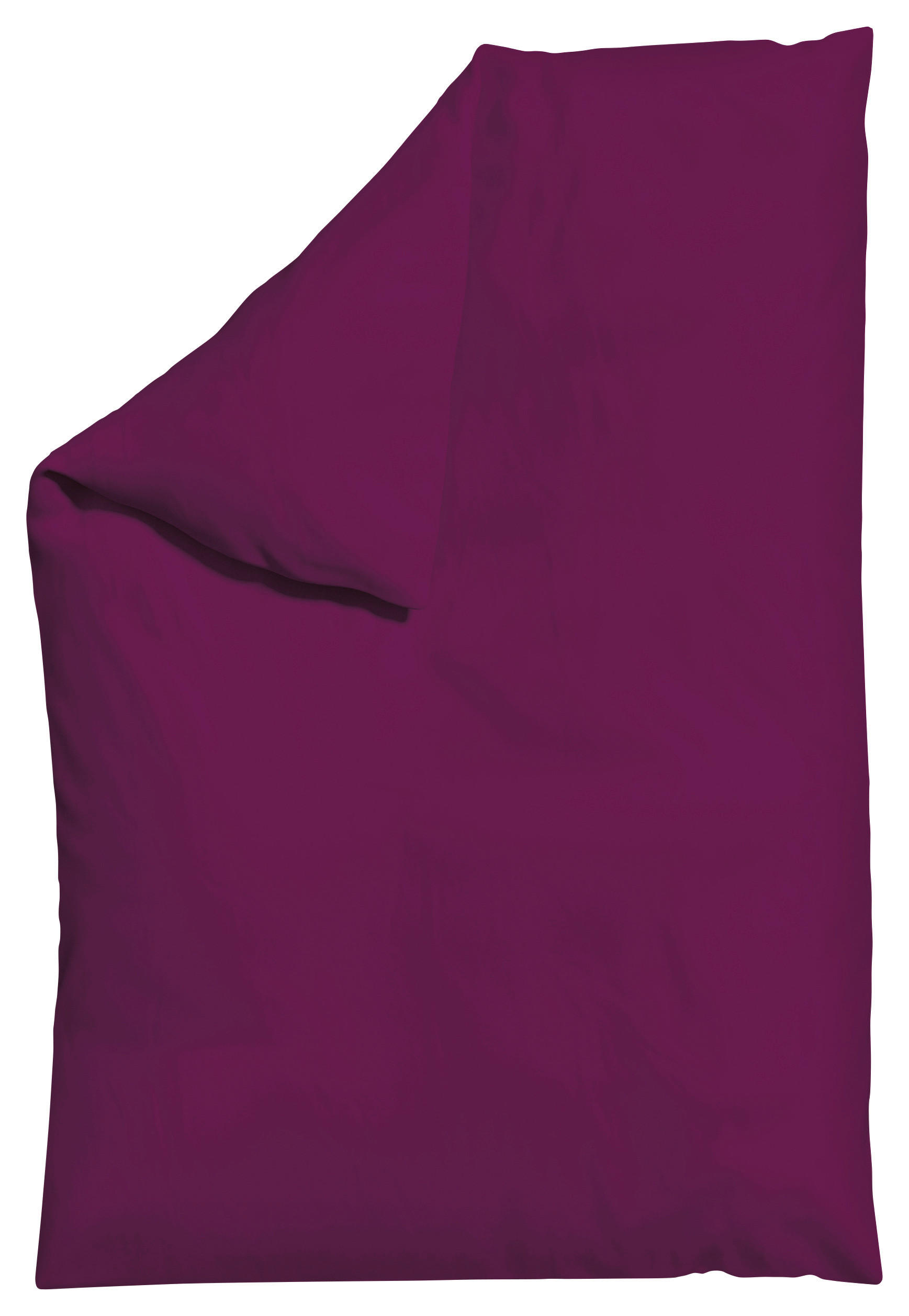 Schlafgut Bettdeckenbezug Woven Satin Violett 135-140x200 cm