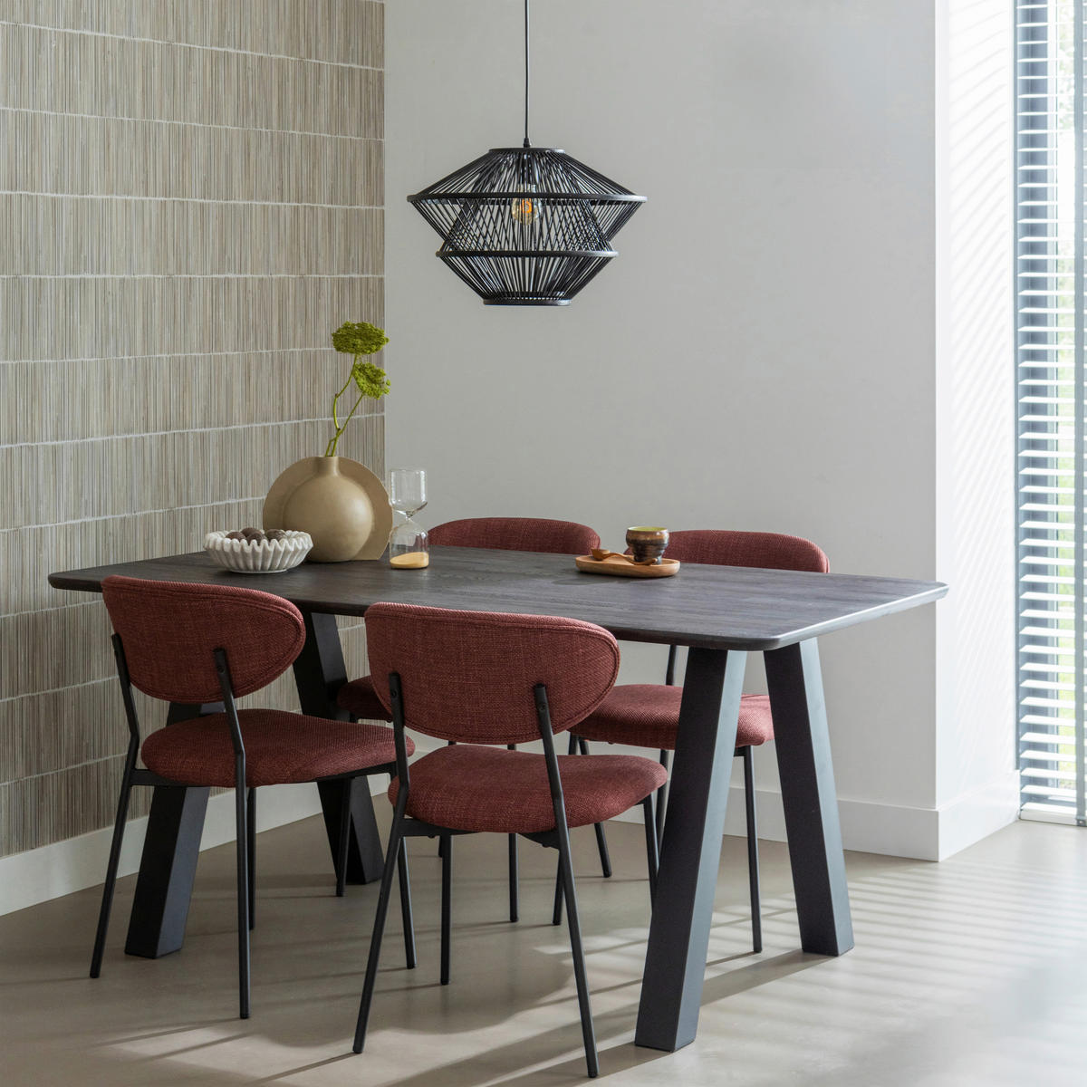 TISCHGESTELL in Metall   - Schwarz, MODERN, Metall (79/72/10cm) - Livetastic