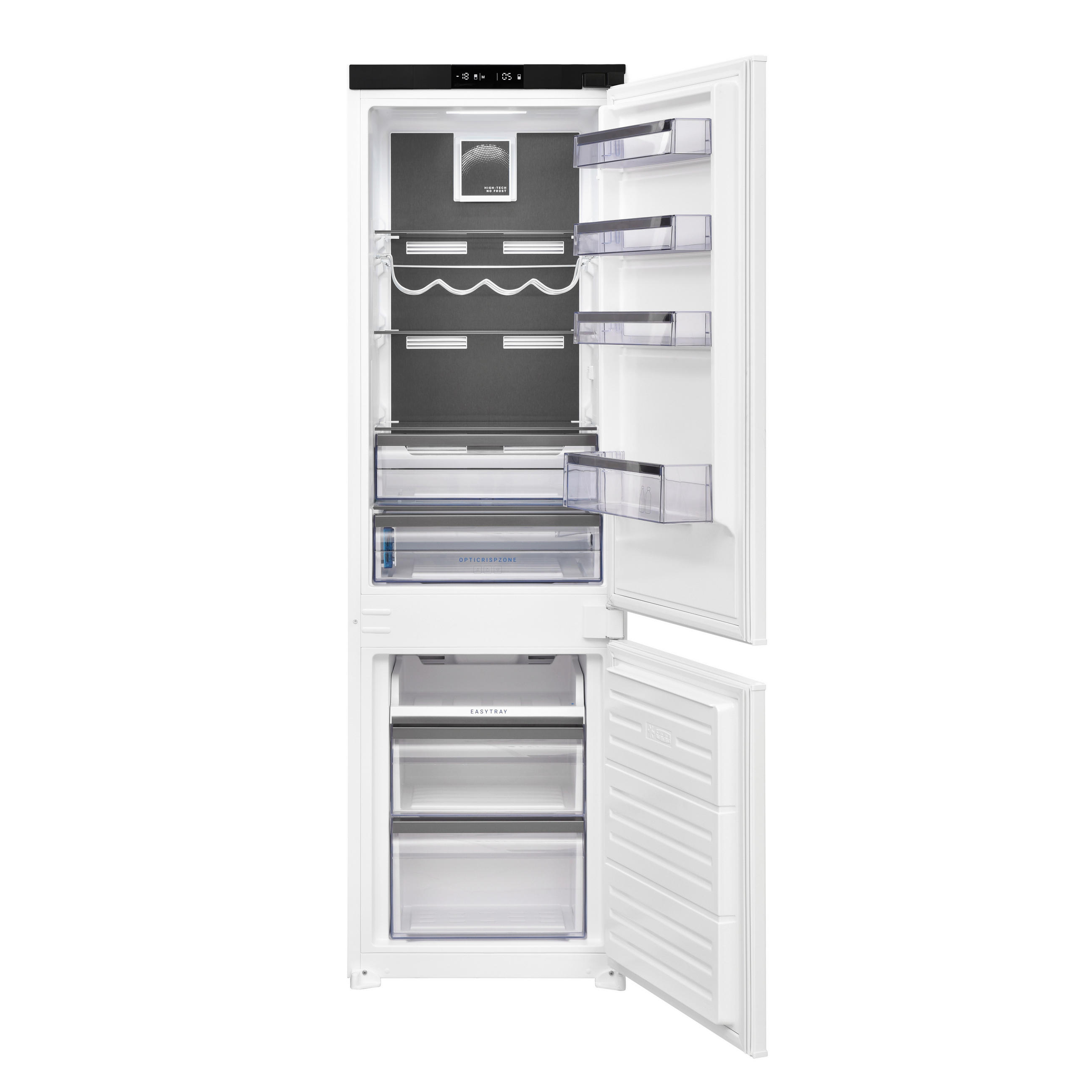 KÜHL-GEFRIER-KOMBINATION  - Weiß, Basics, Glas/Kunststoff (54/177/54,5cm) - Daewoo
